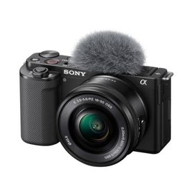 「訳あり品-外装箱傷あり」新品 SONY VLOGCAM ZV-E10Y ダブルズームレンズキット [ブラック]