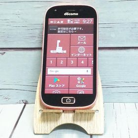 docomo F-03K ピンク らくらくスマートフォン me 本体 白ロム SIMロック解除済み SIMフリー B461434
