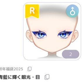 青藍に輝く眼光・目 | ピュアニスタのアイテム、RMTの販売・買取一覧