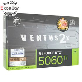 エムエスアイ(msi)のMSI製グラボ GeForce RTX 5060 Ti 8G VENTUS 2X OC PLUS PCIExp 8GB(PCパーツ)