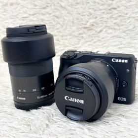 【美品】キャノン EOS M3 ダブルレンズキット ブラック
