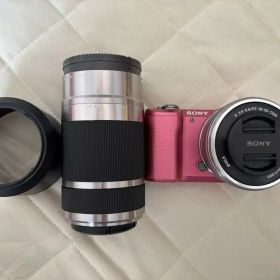 SONY ミラーレス デジタル一眼カメラ α5000 ピンク