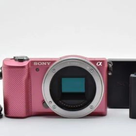 ★美品★ Sony ソニー α5000 ボディ ピンク ミラーレス一眼 #K419
