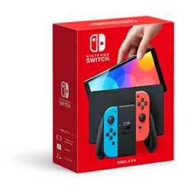 【クリスマスセール】【北海道・沖縄を除く】送料無料 新品・Nintendo Switch(有機ELモデル) Joy-Con(L) ネオンブルー/(R) ネオンレッド発売日2021/10/08