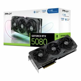 【10日は24時間限定クーポン配布】PNY ピーエヌワイPNY GeForce RTX 5080 16GB Overclocked Triple Fan 転送不可 VCG508016TFXPB1-O(2666224)送料無料