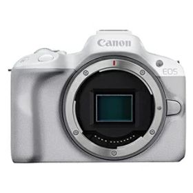 【中古】 Canon ミラーレスVlogカメラ EOS R50 (本体のみ/ホワイト) RFマウント 24.2MP 4K動画 DIGIC X イメージプロセッサー 被写体検知&トラッキング コンパクト スマートフォン接続 コンテンツクリエーター