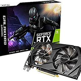 【中古】 玄人志向 NVIDIA GeForce RTX 2060 グラフィックボード 6GB デュアルファン GALAKURO GAMINGシリーズ GG-RTX2060-E6GB/DF