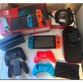 ニンテンドースイッチ(Nintendo Switch)のNintendo Switch Joy-Con(L) ネオンブルー/(R) ネオ(家庭用ゲーム機本体)
