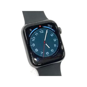 中古 Apple Watch Series5 GPS 44mm スペースグレイアルミニウムケース ブラックスポーツバンド MWVF2J/A Model:A2093 ※バッテリ残量やや少なめ