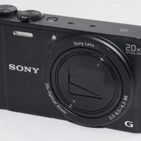 【中古】【外観並級】ソニー デジタルカメラ Cyber-shot WX350 ブラック DSC-WX350-B