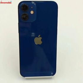 【中古】iPhone12 mini 128GB ブルー MGDP3J/A docomo版SIMフリー 訳あ