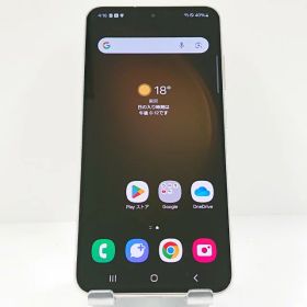 Galaxy S23 SCG19 au クリーム 送料無料 本体 c11482 【中古】