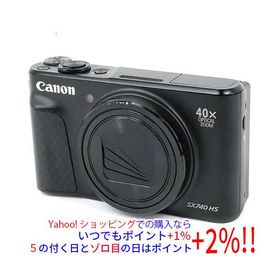 【中古】Canon製 PowerShot SX740 HS ブラック 2030万画素 本体のみ