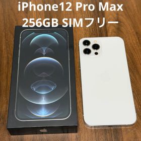 【美品】Apple iPhone 12 ProMax シルバー 箱付SIMフリー