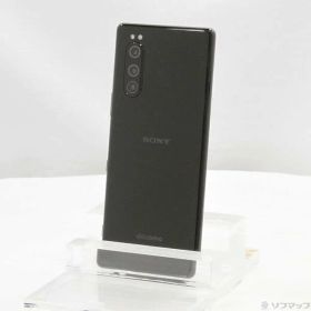 【中古】SONY(ソニー) Xperia 5 64GB ブラック SO-01M docomoロック解除SIMフリー 【344-ud】