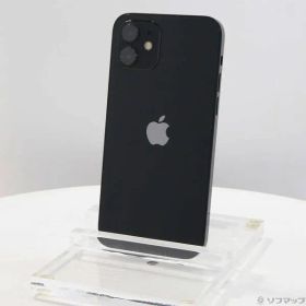 〔中古品〕 iPhone12 128GB ブラック MGHU3J／A SIMフリー【371】