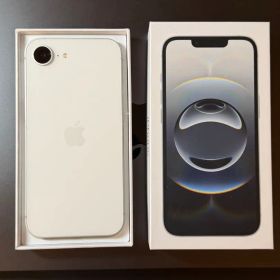 【超美品】iPhone 16e 128GB ホワイト｜US版｜充電2回