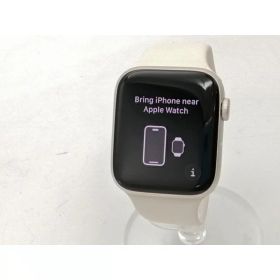 【中古】Apple Apple Watch SE2 44mm GPS スターライトアルミニウムケース/スターライトスポーツバンド (S/M) MXEU3J/A【高崎モントレー】保証期間1ヶ月【ランクA】
