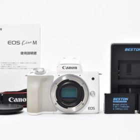 Canon EOS Kiss M ホワイト 本体と付属品