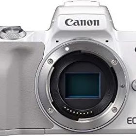 Canon ミラーレス一眼カメラ EOS Kiss M ボディー ホワイト EOSKISSMWH-BODY