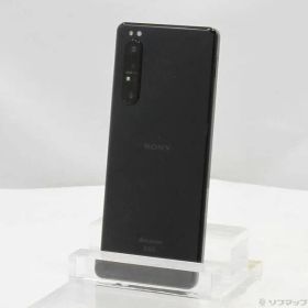 〔中古品〕 Xperia 1 II 128GB ブラック SO-51A docomoロック解除SIMフリー【344】