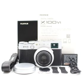 ■シャッター数3500枚！新品同様■ FUJIFILM X100Ⅵ シルバー デジタルカメラ X100VI 日英二言語モデル 富士フィルム