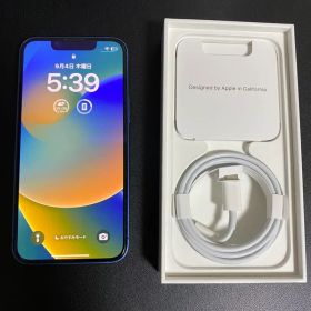 Apple iPhone 13mini ブルー 箱・充電ケーブル付き 128GB