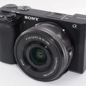 【中古】【外観特上級】ソニー ミラーレス一眼 α6400 パワーズームレンズキット E PZ 16-50mm F3.5-5.6 OSS ブラック ILCE-6400L B