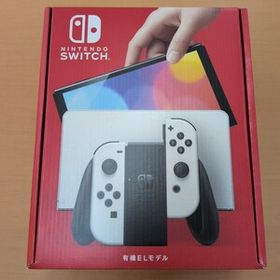 新品未開封 ニンテンドースイッチ本体 Nintendo Switch（有機ELモデル） Joy-Con(L)/(R) ホワイト HEG-S-KAAAA 保証印あり