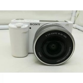 【中古】SONY VLOGCAM ZV-E10L パワーズームレンズキット ホワイト【アリオ倉敷】保証期間1ヶ月【ランクB】