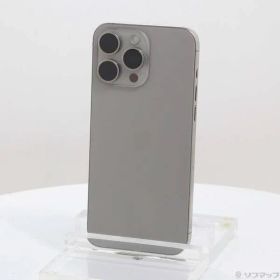 〔中古品〕 iPhone15 Pro Max 256GB ナチュラルチタニウム MU6R3J／A SIMフリー【269】