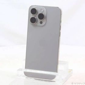 〔中古品〕 iPhone15 Pro Max 256GB ナチュラルチタニウム MU6R3J／A SIMフリー【262】