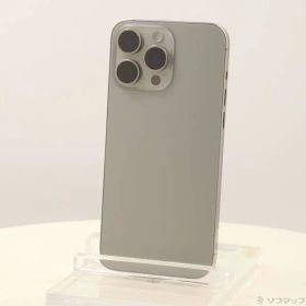 〔中古品〕 iPhone15 Pro Max 256GB ナチュラルチタニウム MU6R3J／A SIMフリー【258】