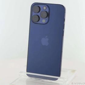 〔中古品〕 iPhone15 Pro Max 256GB ブルーチタニウム MU6T3J／A SIMフリー【262】