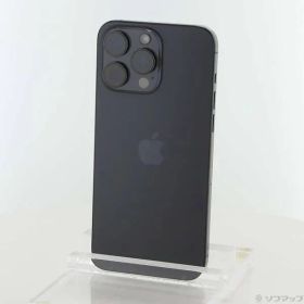 〔中古品〕 iPhone15 Pro Max 256GB ブラックチタニウム MU6P3J／A SIMフリー【269】
