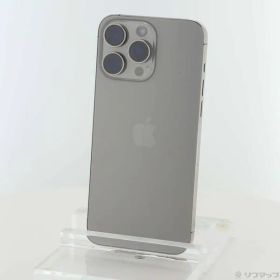 〔中古品〕 iPhone15 Pro Max 512GB ナチュラルチタニウム MU6W3J／A SIMフリー【297】