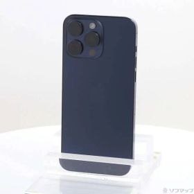 〔中古品〕 iPhone15 Pro Max 512GB ブルーチタニウム MU6X3J／A SIMフリー【377】