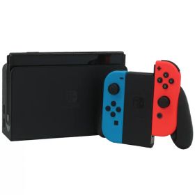 【未使用品】任天堂『Nintendo Switch(有機ELモデル) Joy-Con(L) ネオンブルー/(R) ネオンレッド』HEG-S-KABAA switch ゲーム機 1週間保証【中古】