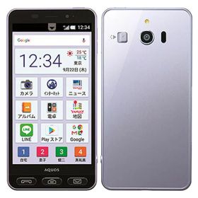 【中古】【安心保証】 シンプルスマホ3 509SH[16GB] SoftBank ライラックシルバー