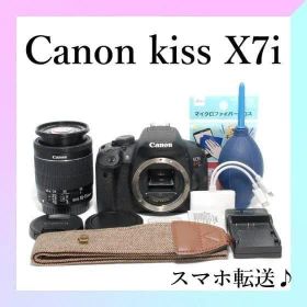 ✨Canon Kiss X7i✨初心者向け✨高速AF 手ブレ補正レンズ✨一眼レフ