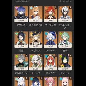 原神完凸4体 スタレ有