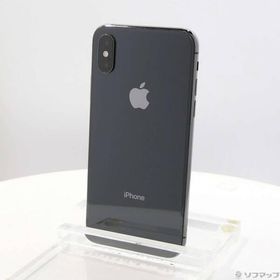 〔中古〕Apple(アップル) iPhoneXS 64GB スペースグレイ MTAW2J／A SIMフリー〔262-ud〕
