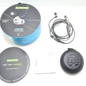 【送料無料】 シュア SHURE AONIC215 クリア SE215DYCL+UNI-A リモコンマイク付き イヤホン