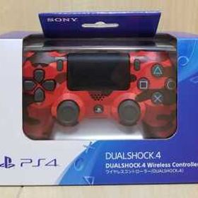 新品 未開封 デュアルショック 4 SONY PlayStation4 DUALSHOCK4 純正 ワイヤレス コントローラー PS4 レッド・カモフラージュ CUH-ZCT2J30