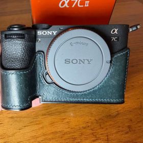 極美品 SONY α7C II シャッター回数2543回 本革ケース付