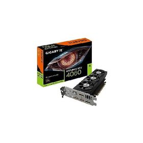 GIGABYTE GeForce RTX 4060 OC ロープロファイル 8G グラフィックカード WINDFORCEファン3個 8GB 128ビット GDDR6 GV-N4060OC-8GL ビデオカード