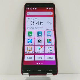 BASIO4 KYV47-u UQ ワインレッド 送料無料 本体 c14415 【中古】