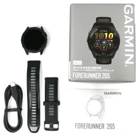 [中古] ガーミン GARMIN Forerunner 265 ブラック forerunner265[可(C)]
