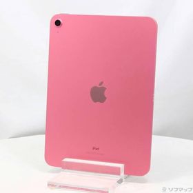 〔中古〕Apple(アップル) iPad 第10世代 64GB ピンク MPQ33J／A Wi-Fi〔297-ud〕