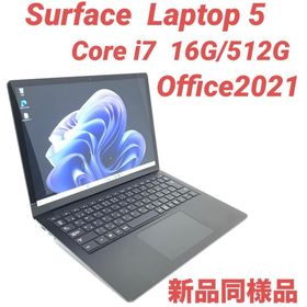 サーフェス(Surface)の【準新品】 Surface Laptop5 i7 16G/512G Office(ノートPC)
